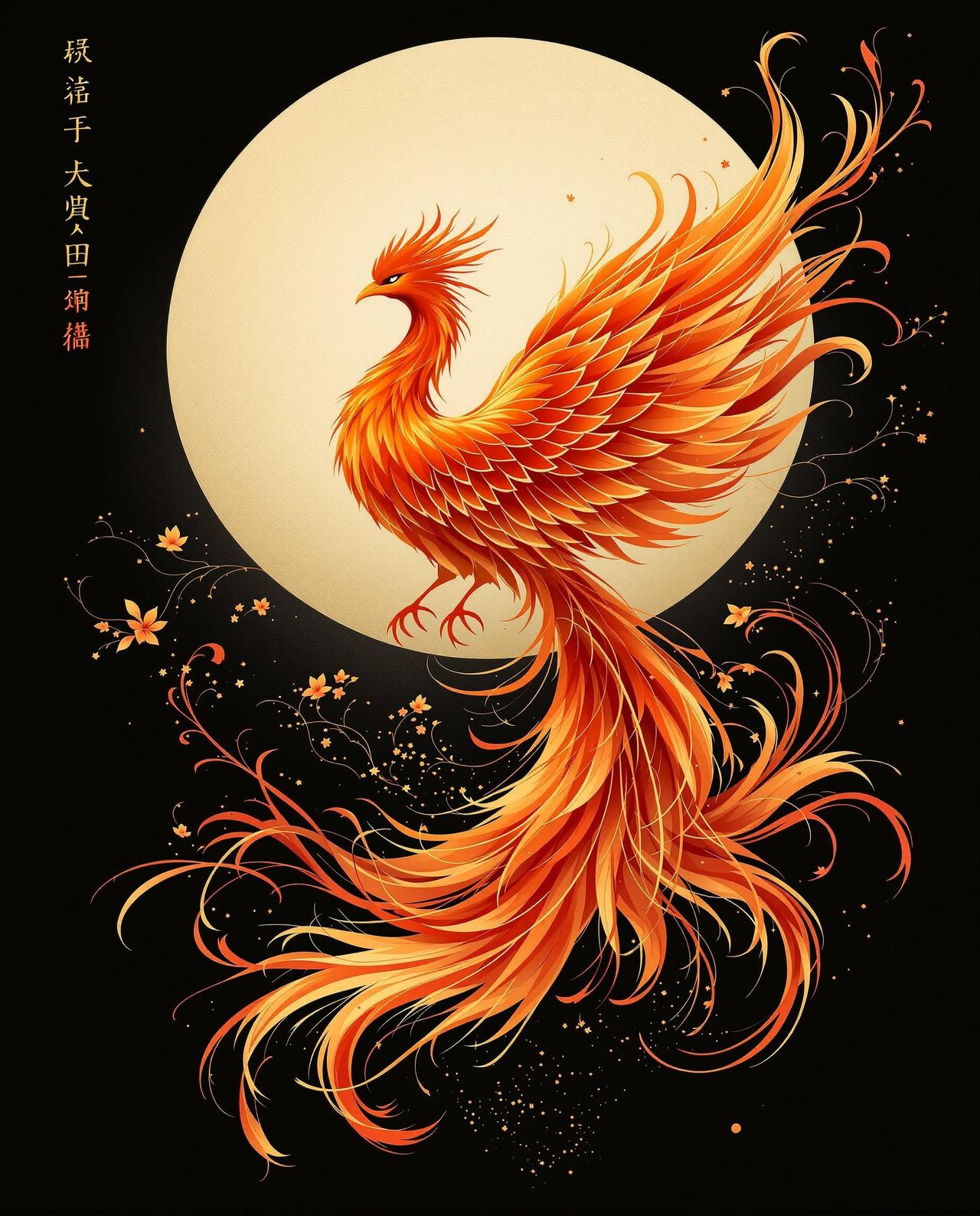 精东影视品牌意象 - 凤凰展翅，光彩夺目